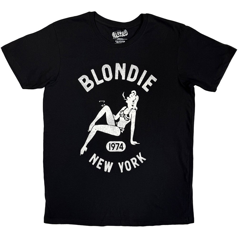 Blondie - New York Heren Tshirt - Zwart